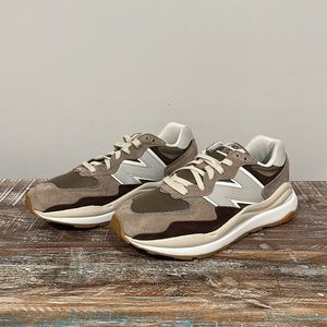 New Balance 57/40 Men's Mushroom Black Coffee Brown Lifestyle Sneakers Size 9